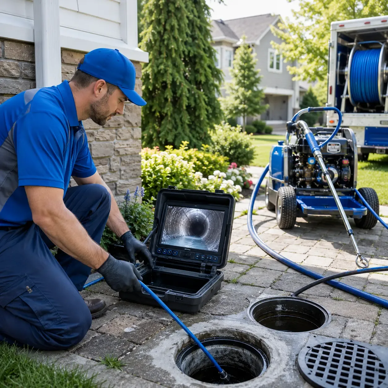 Outdoor drain cleaning professionals serving Knightdale, NC